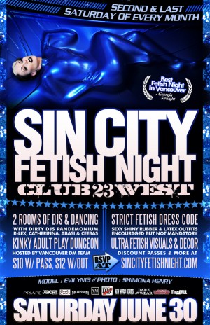 Sin City June 30, 2012 Poster Artwork
