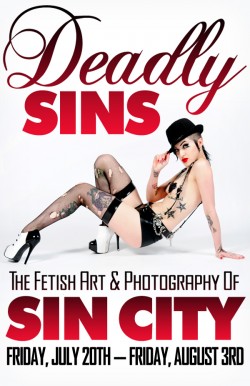 Sin City Deadly Sins flyer design by Isaac Terpstra