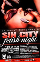 Sin City Fetish Night — Saturday, September 8th at The Electric Owl