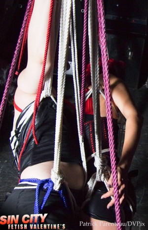 A little rope & bondage play in the Dungeon