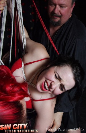 A little rope & bondage play in the Dungeon
